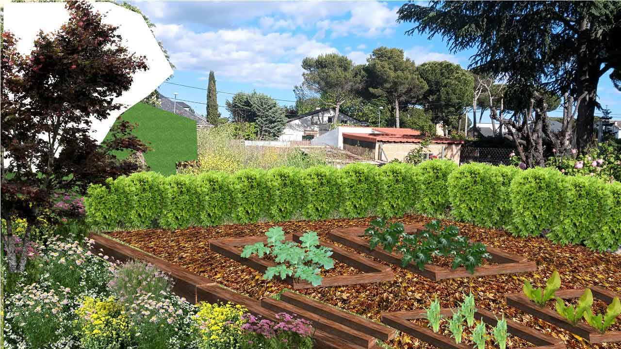 simulacion-3-D-jardineria-regenerativa Simulación 3D diseño de un huerto